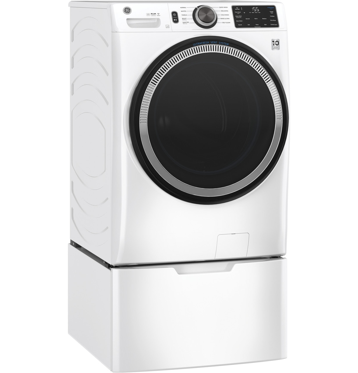 ft. Smart Front-Load Washer with UltraFresh Vent System, OdorBlock™ & Sanitize with Ox