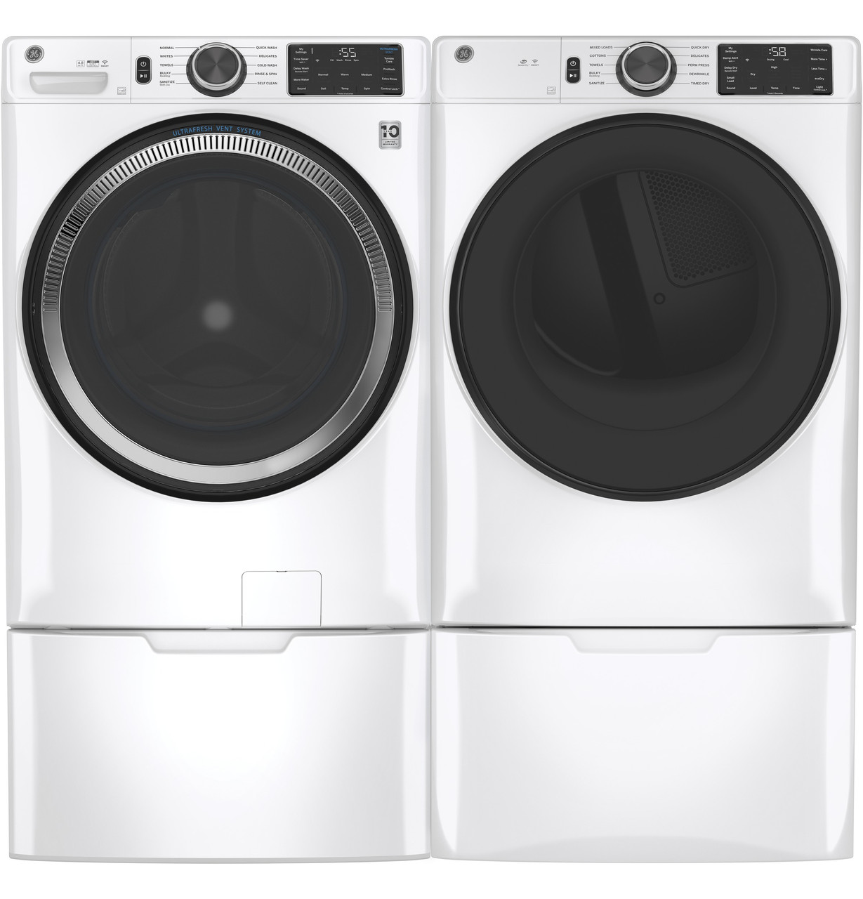 ft. Smart Front-Load Washer with UltraFresh Vent System, OdorBlock™ & Sanitize with Ox
